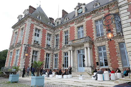 Le Château du Maréchal de Saxe, à Yerres, où s'est déroulée la soirée